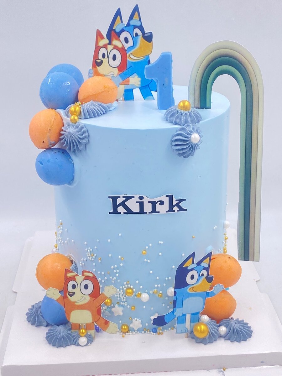 Cake and meat turnoff