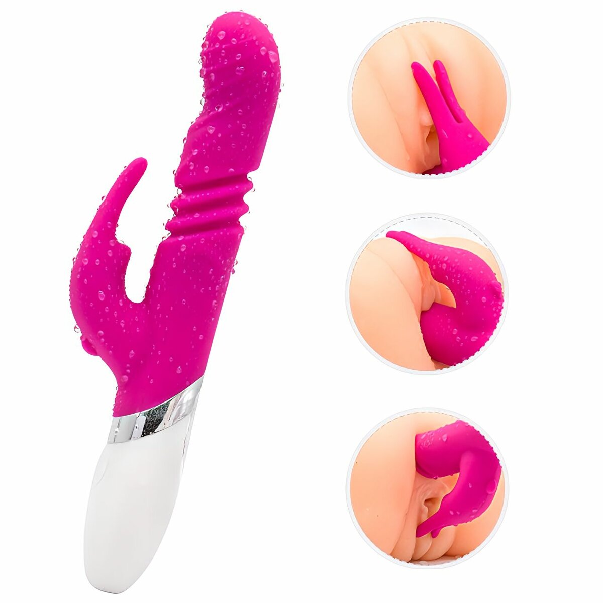 Vibro Masseur 2 en 1 Recharge