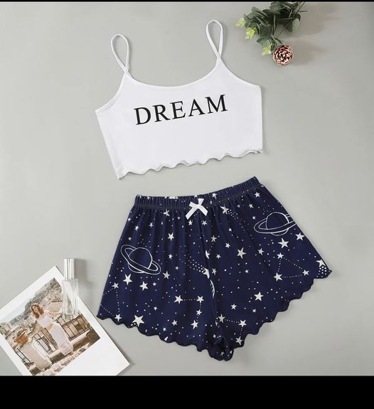 top and shorts set