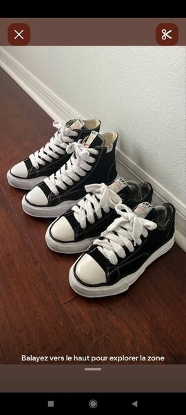 Baskets Noires Unisexes Classiques