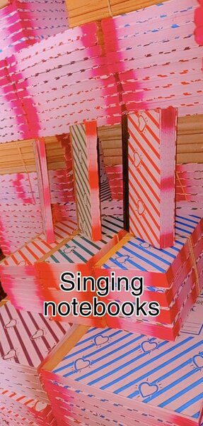 Notebooks of different sizes