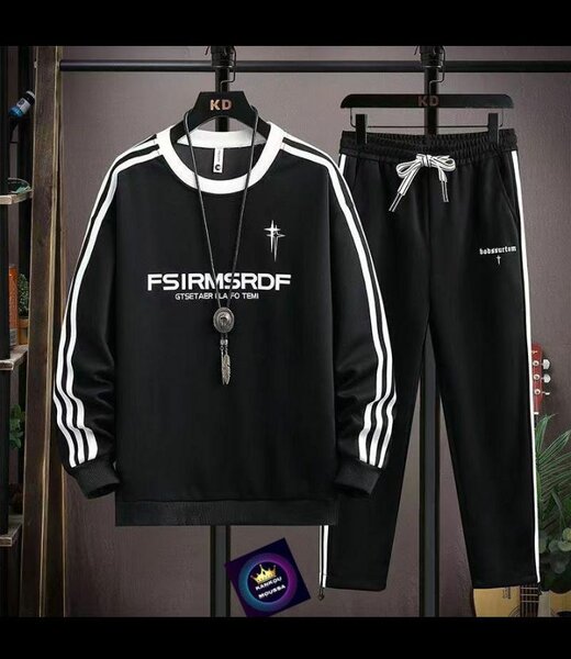 Costume de survêtement décontracté en coton