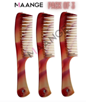 Brown Comb Handle pack of 3