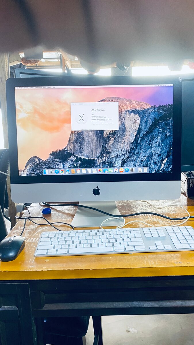 iMac avec Écran Fissuré