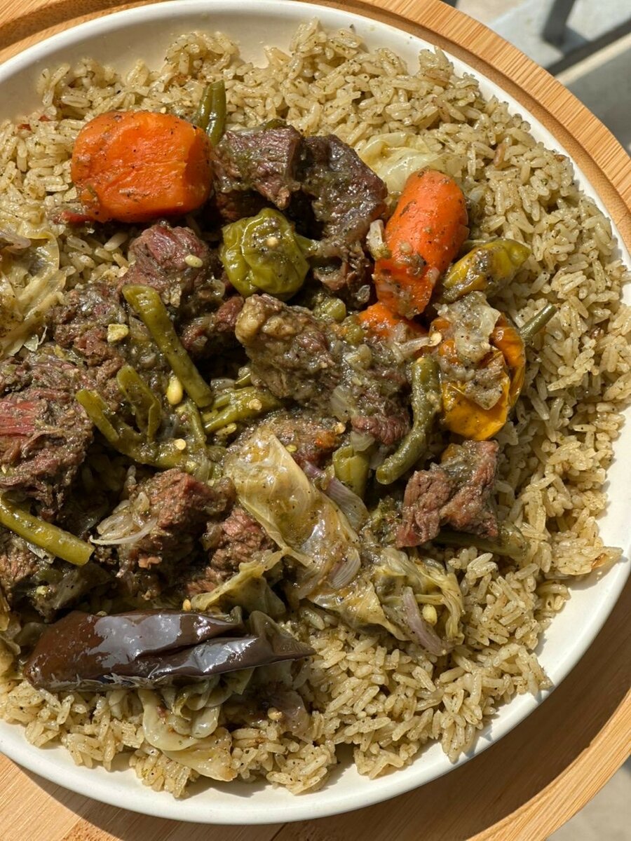 Riz tieb aux Légumes et Viande