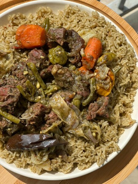 Riz tieb aux Légumes et Viande