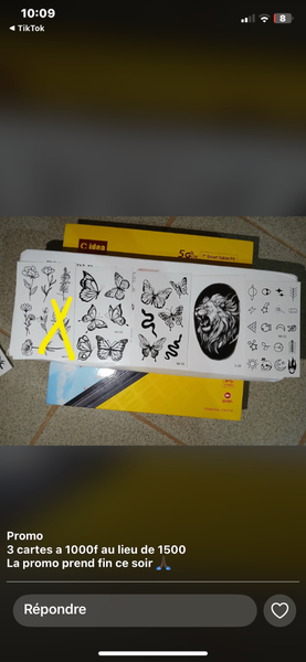 Tatouage éphémère