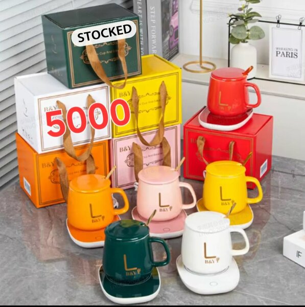 Mug chauffante BAY avec couvercle