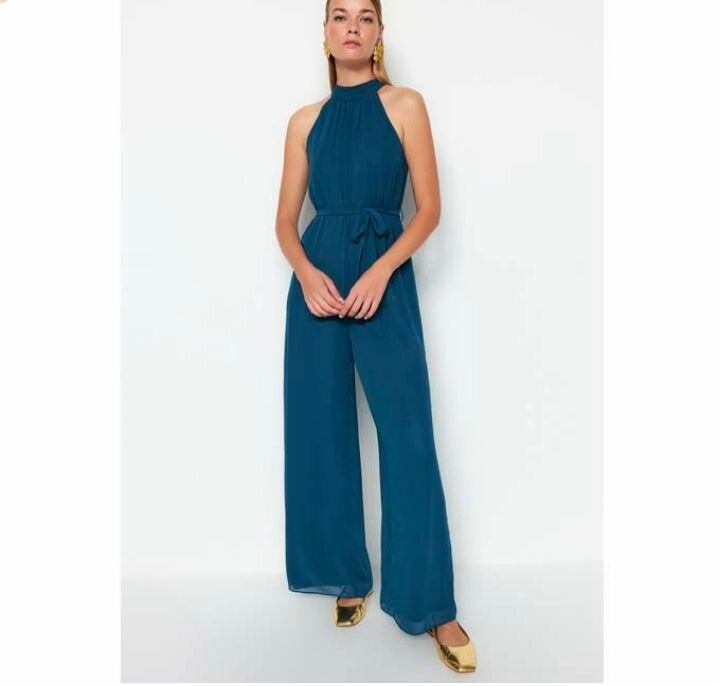 Combinaison Bleu Élégante