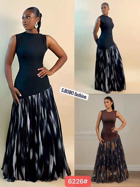 Robe élégante longue femme