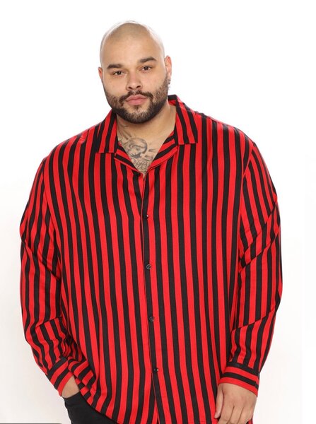 Fashionnova men Red And Black Classic