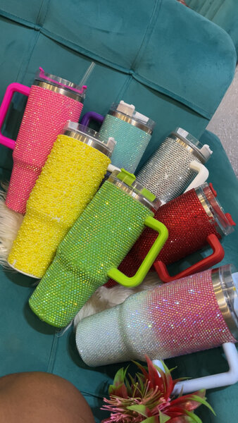 Gobelet à strass glamour