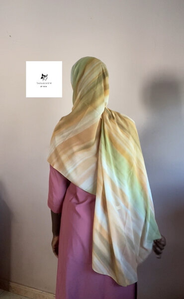 Voile dégradé en mousseline