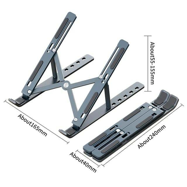 ADJUSTABLE Metal LAPTOP STAND