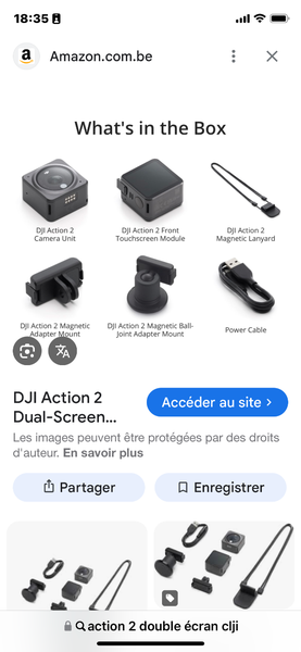 DJI Action 2 Combo Écran Double