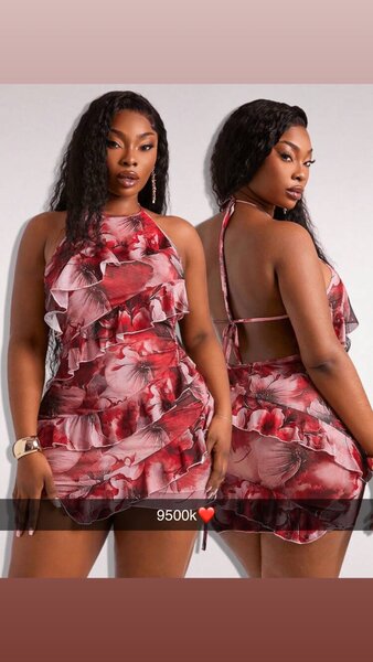 Robe rouge élégante