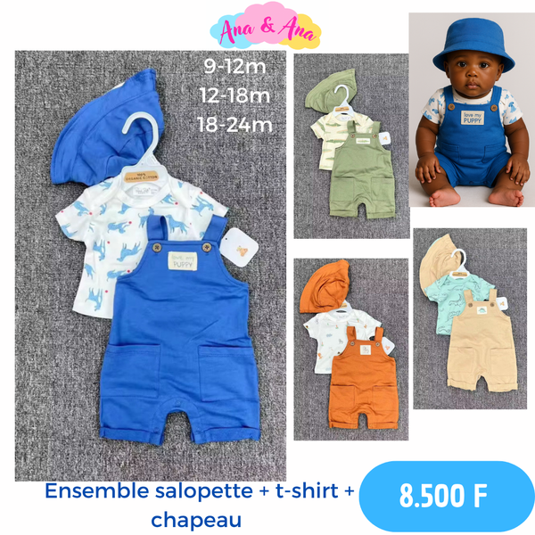 Ensemble 3 pieces garçons