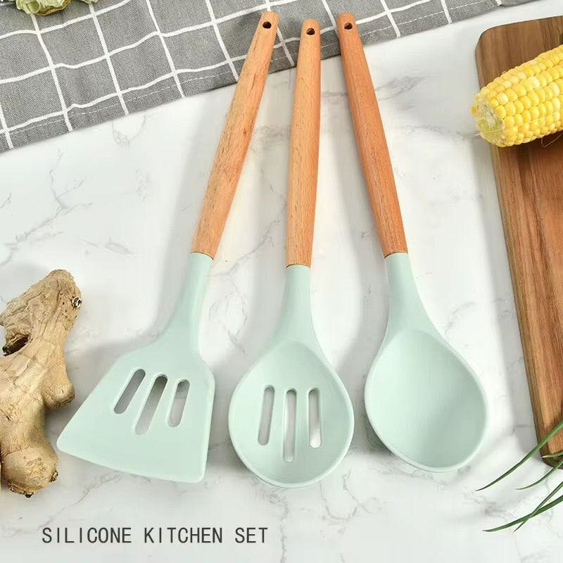 Ensemble ustensiles cuisine silicone
