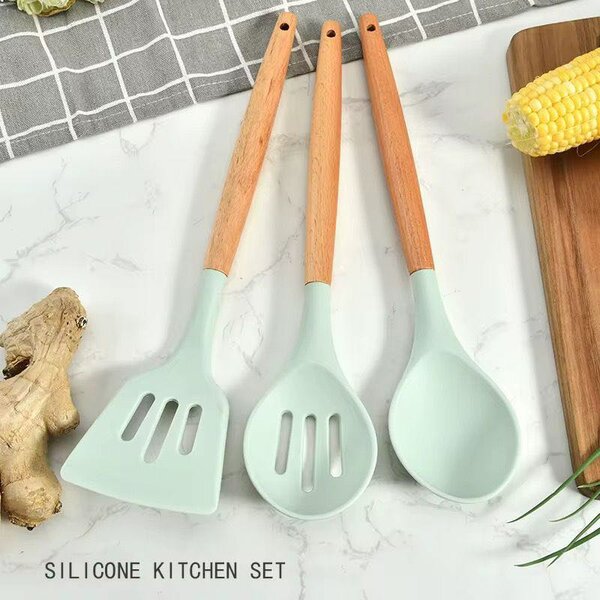 Ensemble ustensiles cuisine silicone