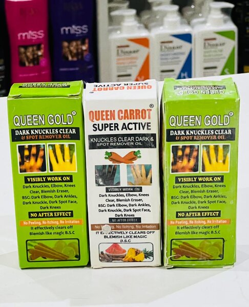 Queen Gold dark knuckles clear & spots remover