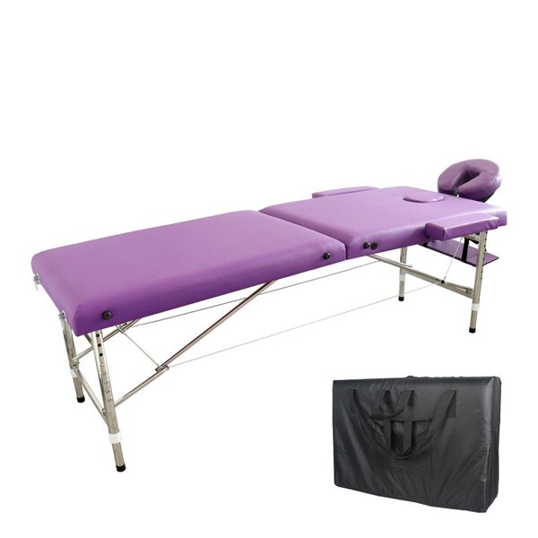 Foldable massage bed