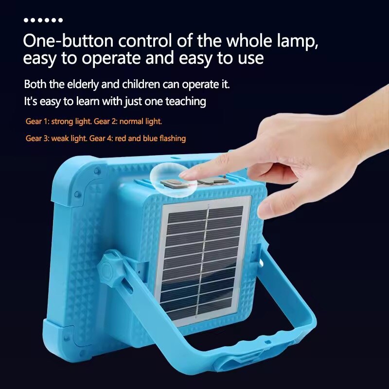 Lampe de camping solaire LED