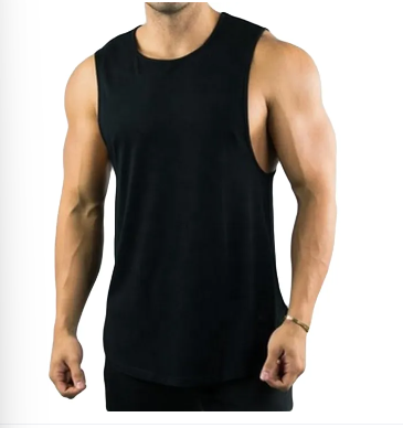 Muscle guys Gym vest Gym Tank Top Men Fitness Stringer Vest Sports Bodybuilding Men Sleeveless Shirt Muscle Tank top Black