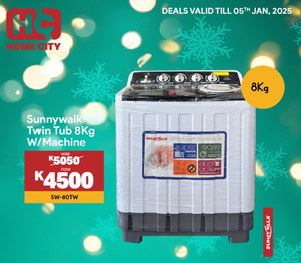 Twin Tub 8kg washmachine