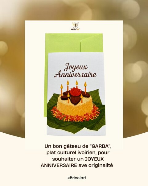 Carte Anniversaire Ivoirienne