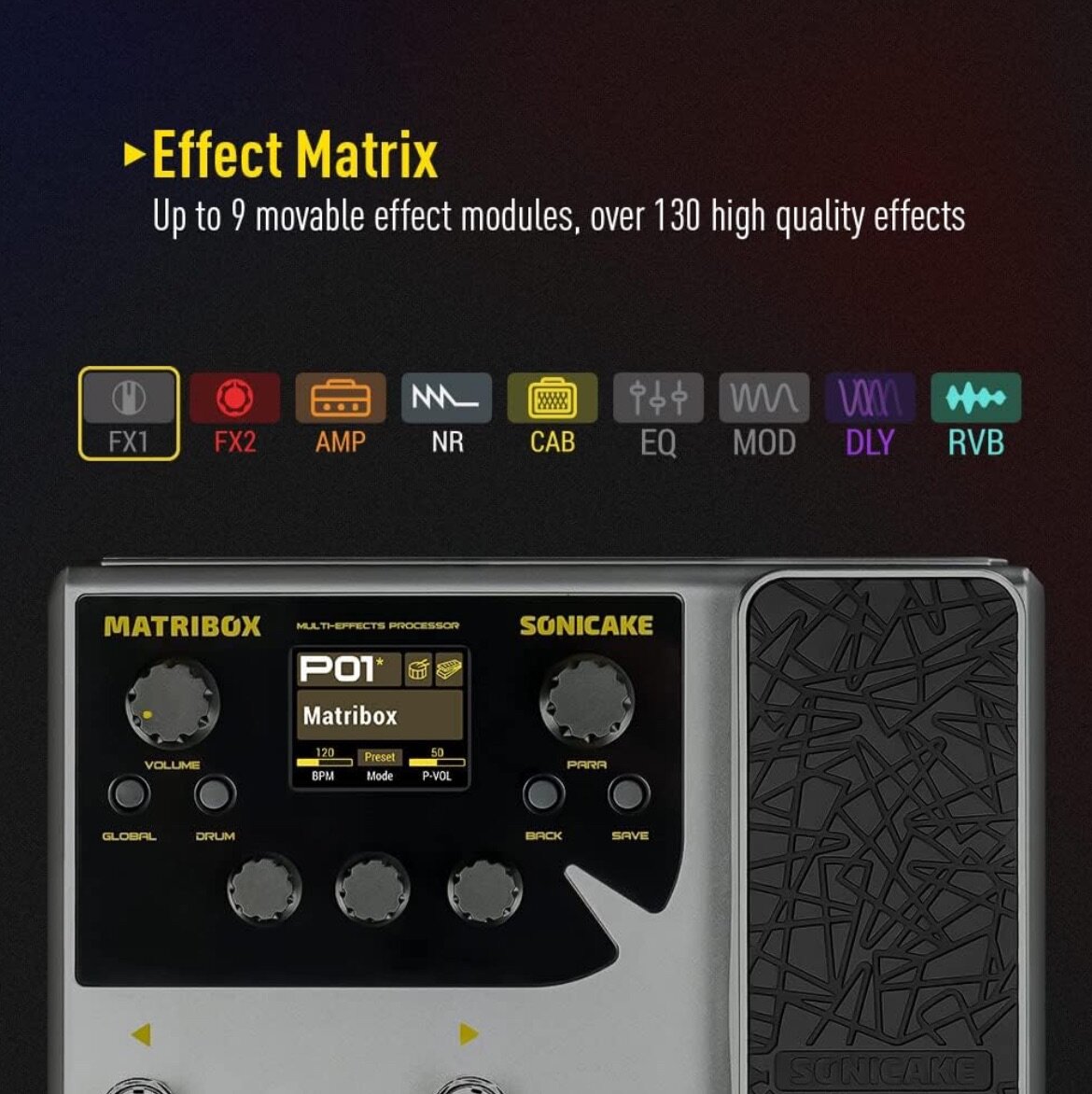 Sonicake matribox Multi-Effects Guitar Pedal