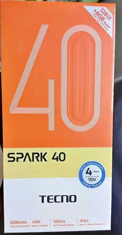 Tecno Spark 40 Smartphone