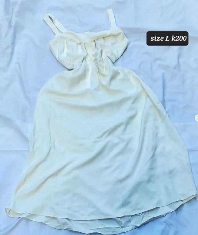 Stylish women's dress white