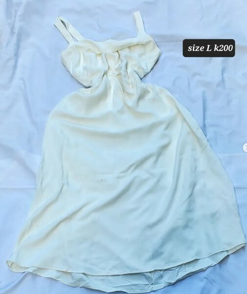 Stylish women's dress white