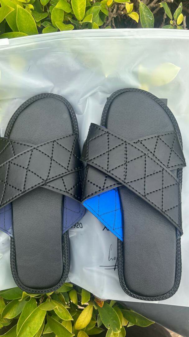 Suede and Leather Slippers