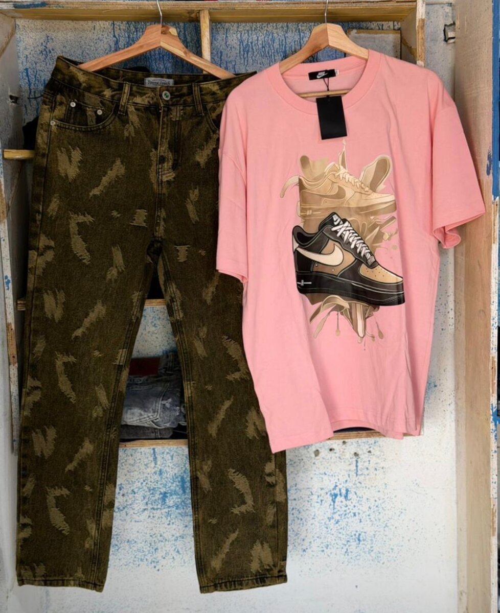 Ensemble tendance t-shirt et jeans