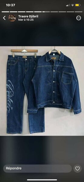 Veste et Jean en Denim Homme