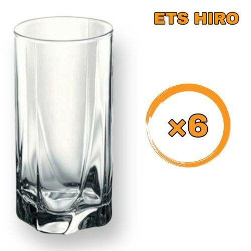Verres à Boire en Verre x6