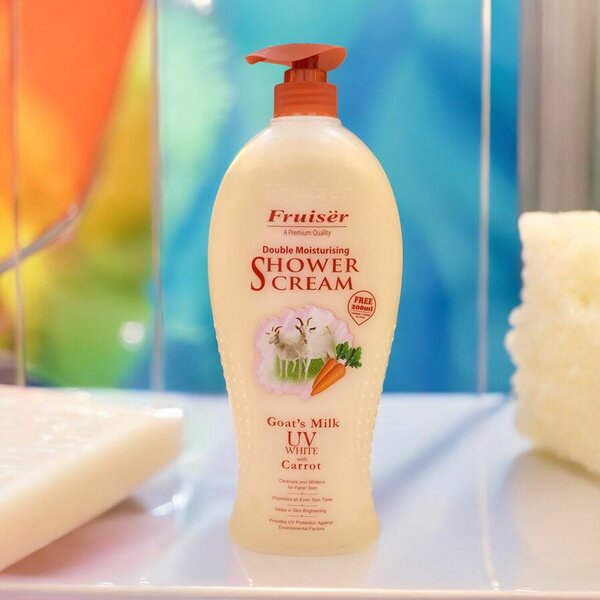 Fruiser shower gel UV white carrot 1000ml