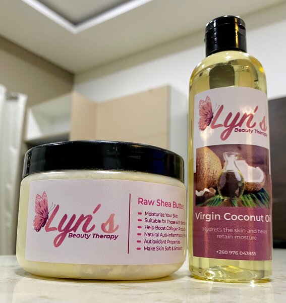 Raw shea butter & virgin coconut oil