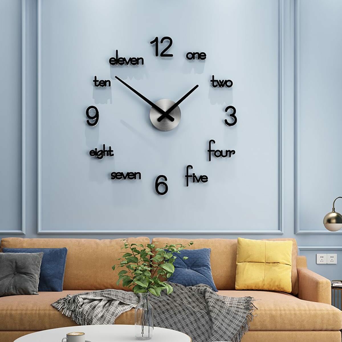 Horloge Murale Bricolage 3D - 40cm