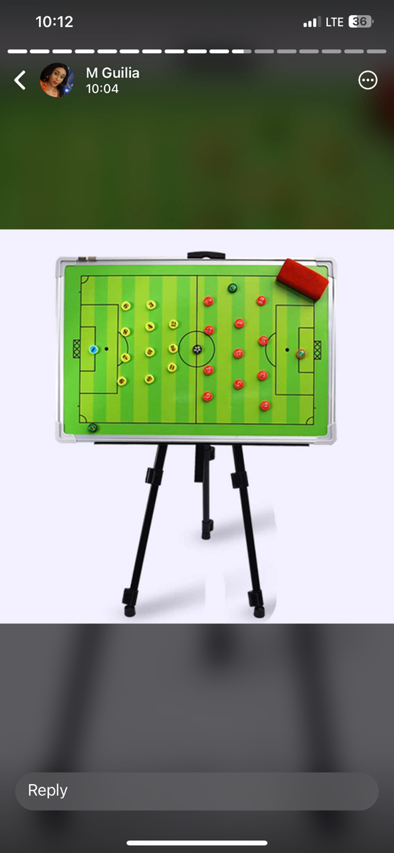 Soccer coach board