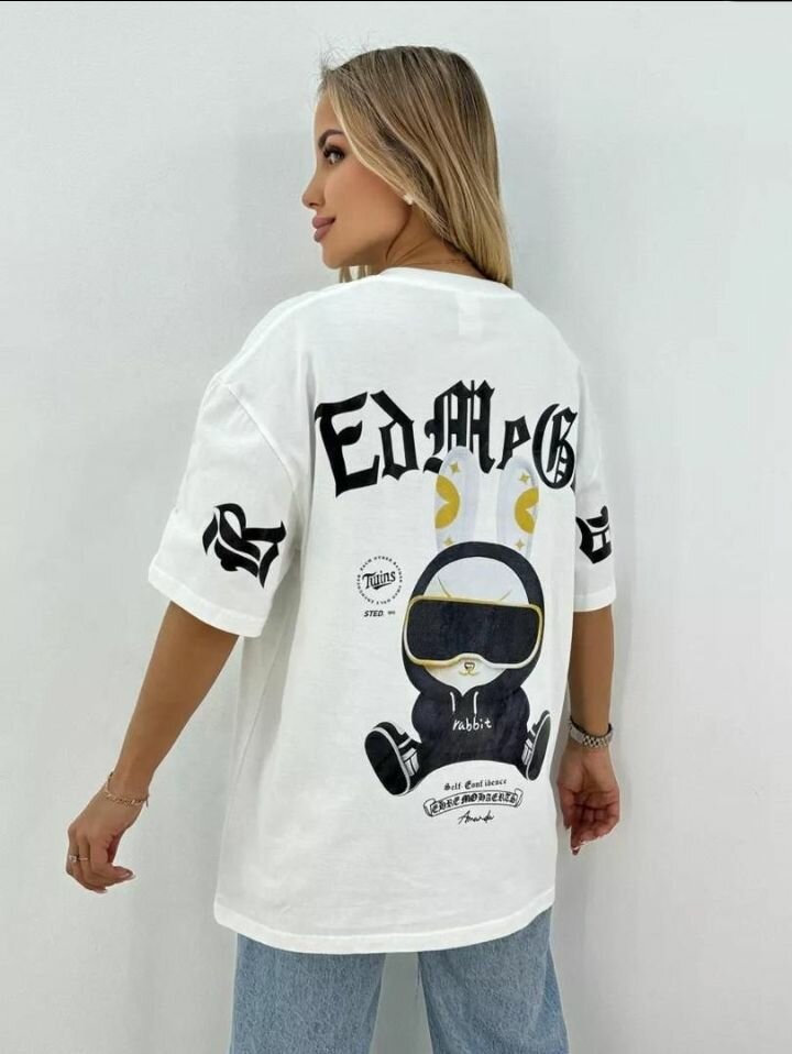 T-shirt décontracté imprimé