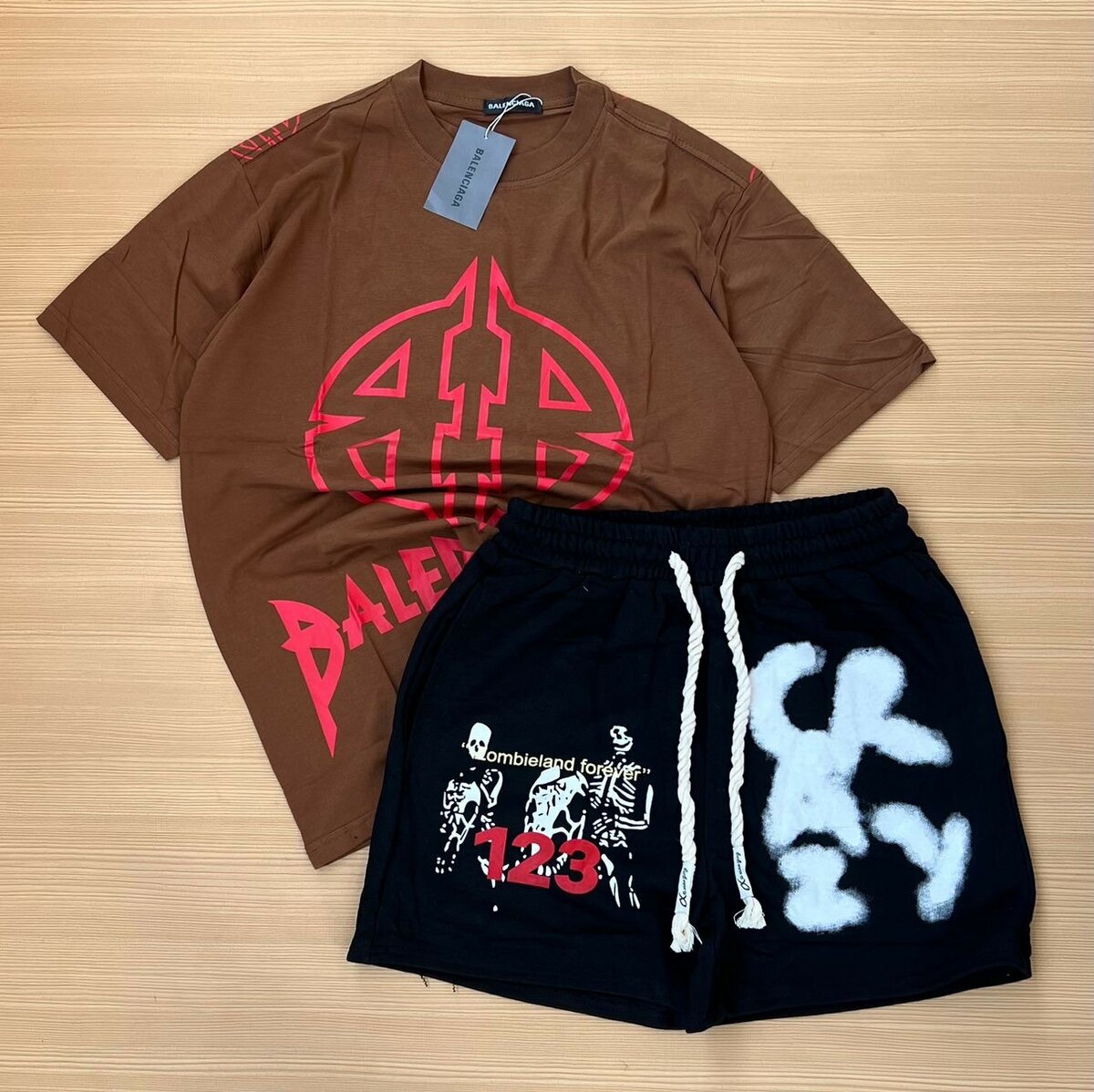 T-shirt & shorts combo