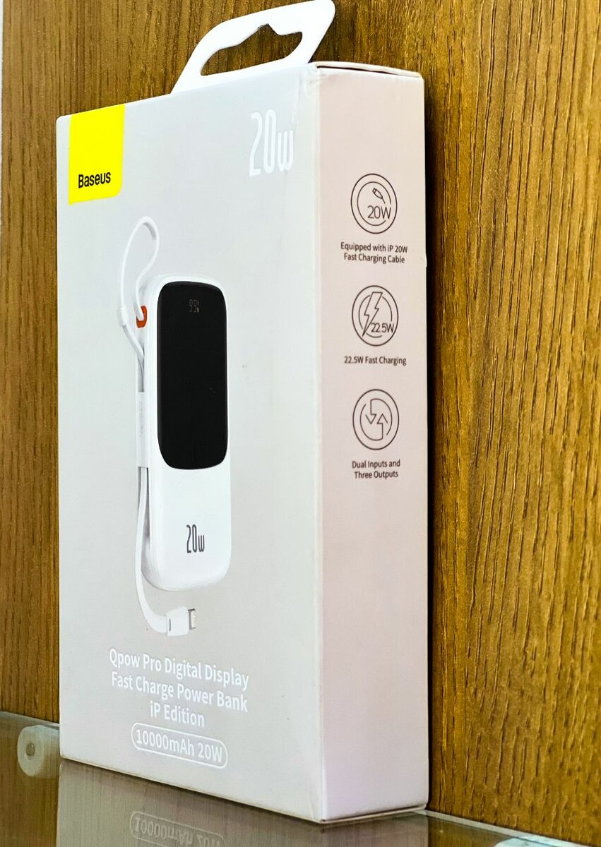 Baseus Qpow Pro Digital Display Fast Charge Power Bank 10000