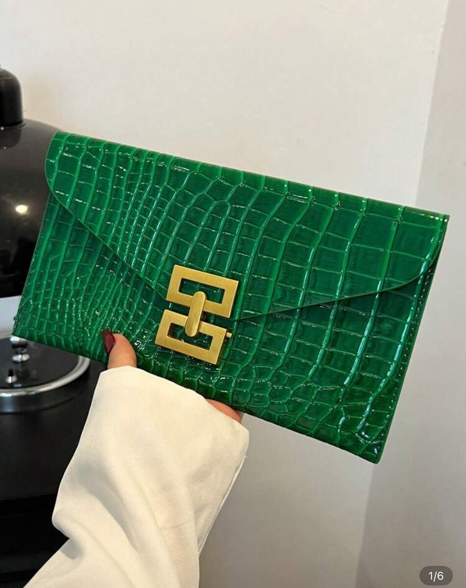 Clutch en cuir élégant pour femmes