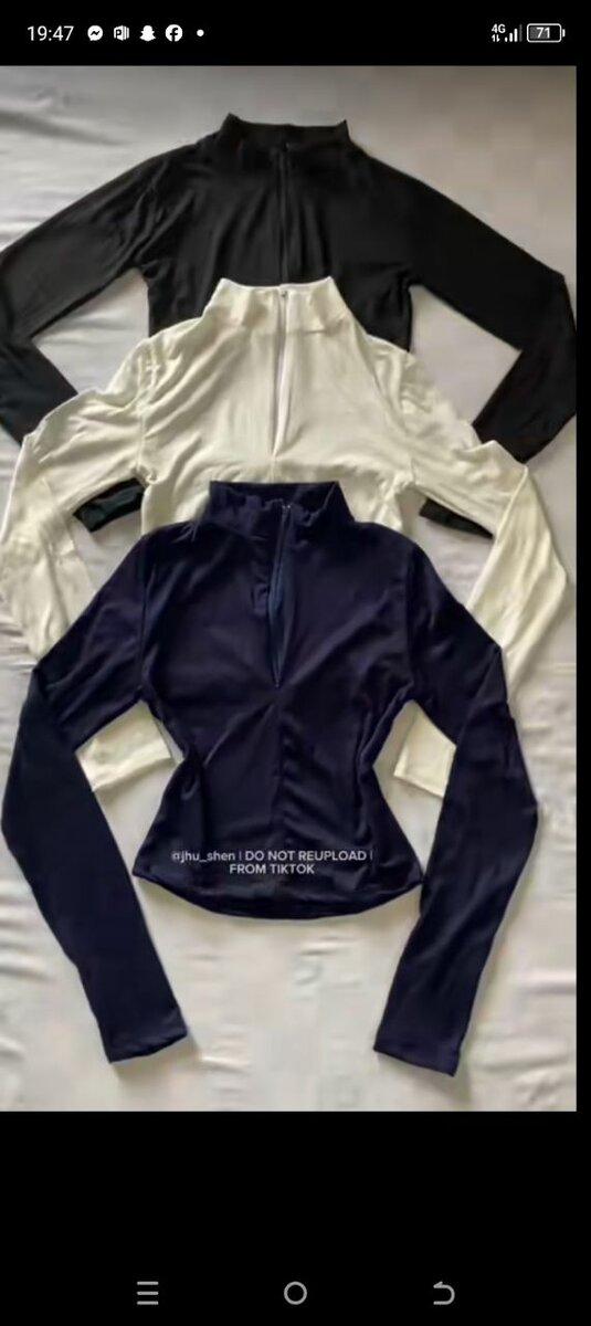 Hauts zippés à manches longues