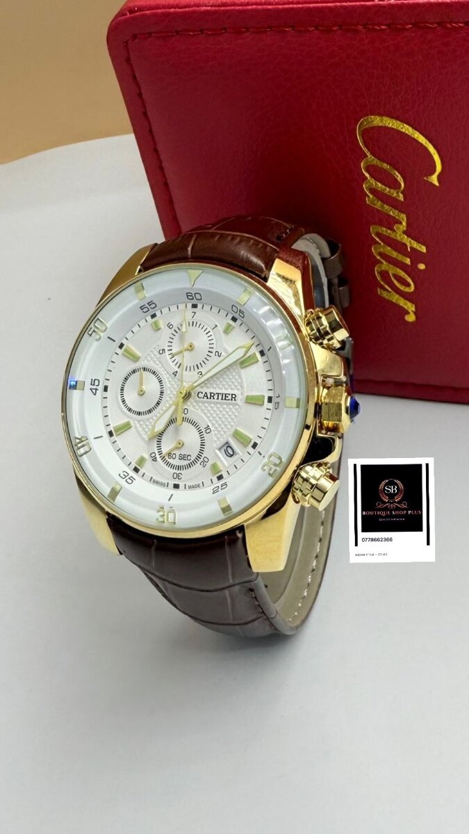 Montre Homme de luxe Cartier