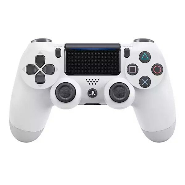 Manette PS4 sans fil blanche