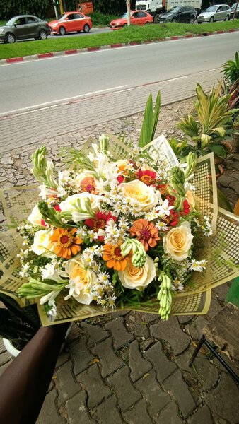 Bouquet de fleurs éclatant