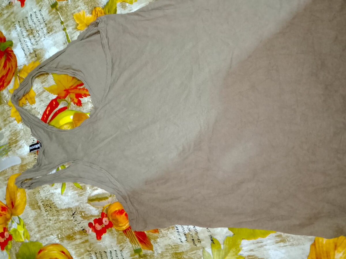 Débardeur sans manches beige